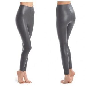 Commando Faux Leather Leggings Gun Metal Grey XL EPC
